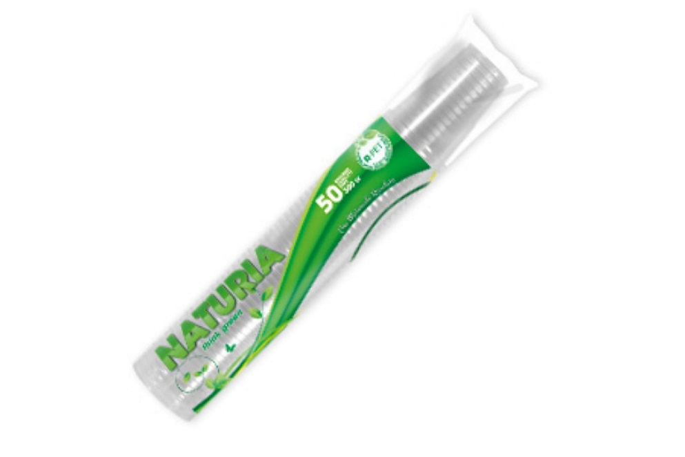 BICCHIERI R-PET 300cc TRASPARENTI pz.50 aristeax20