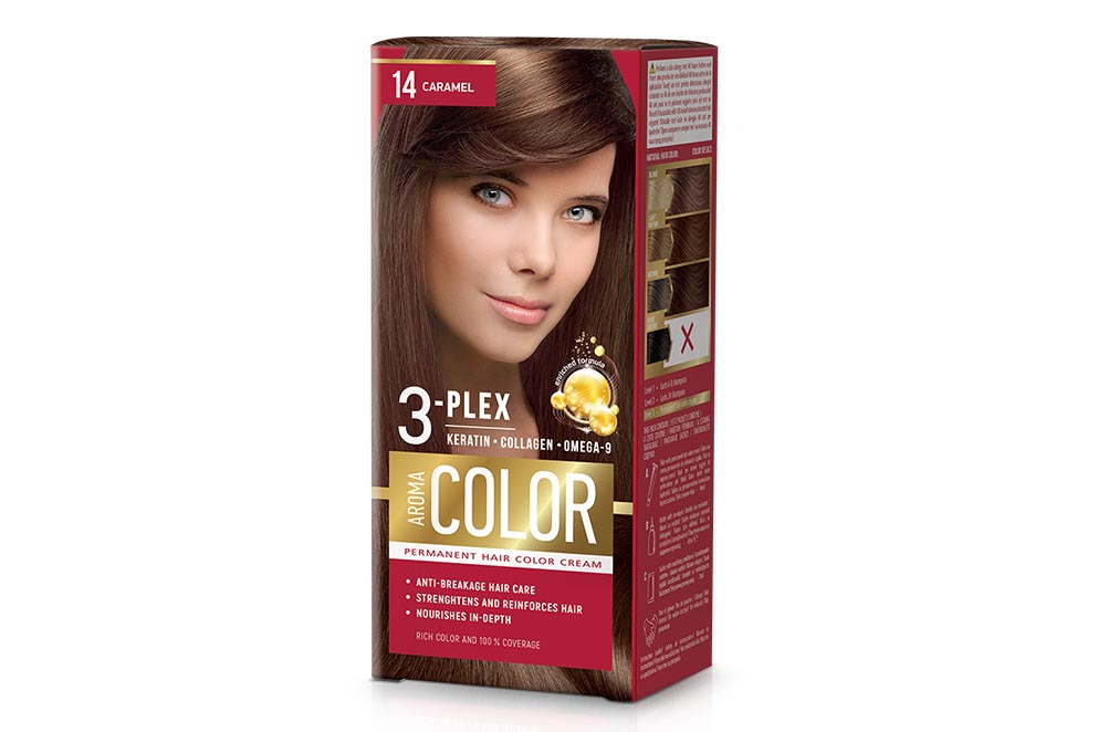 CREMA COLORANTE 14 CASTANO CARAMELLO ml.45x6