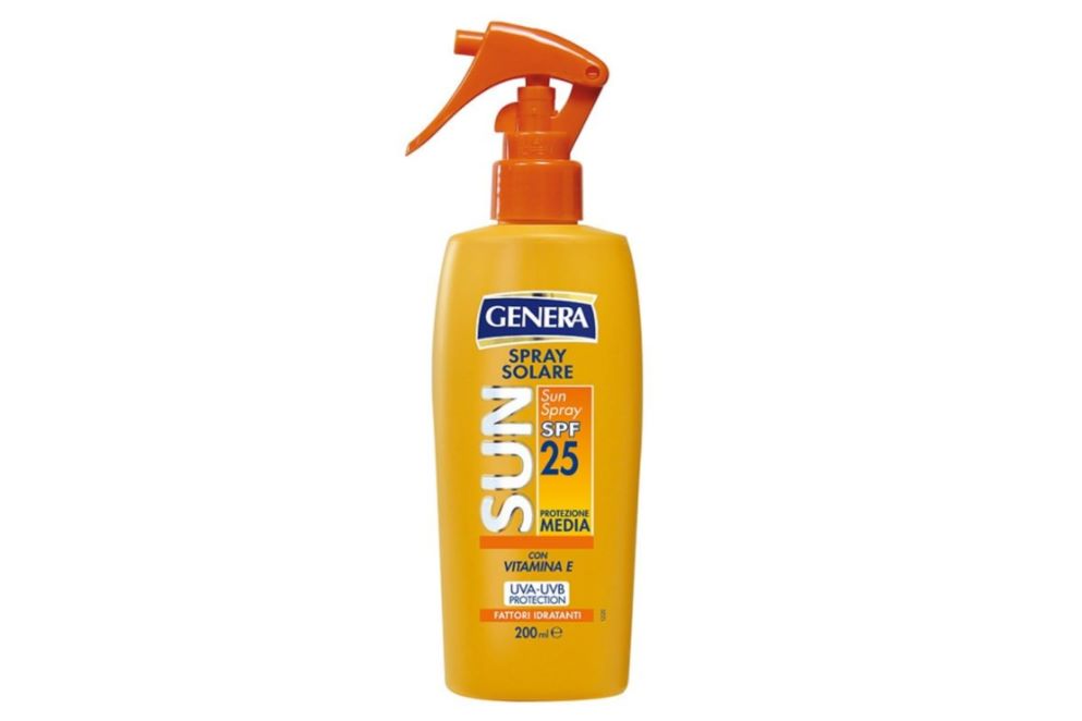 GENERA SUN SPRAY SOLARE SPF 25 ml. 200 x12
