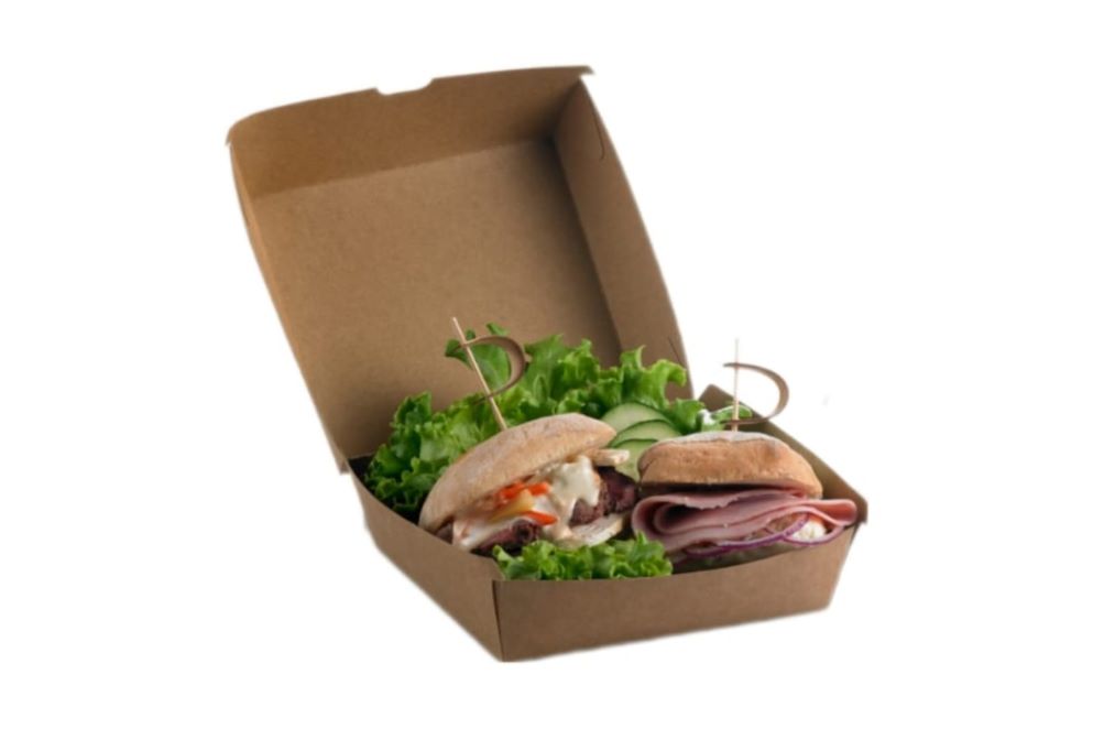 SCATOLA KRAFT AVANA HAMBURGER 16x16x9 pz. 50 x4