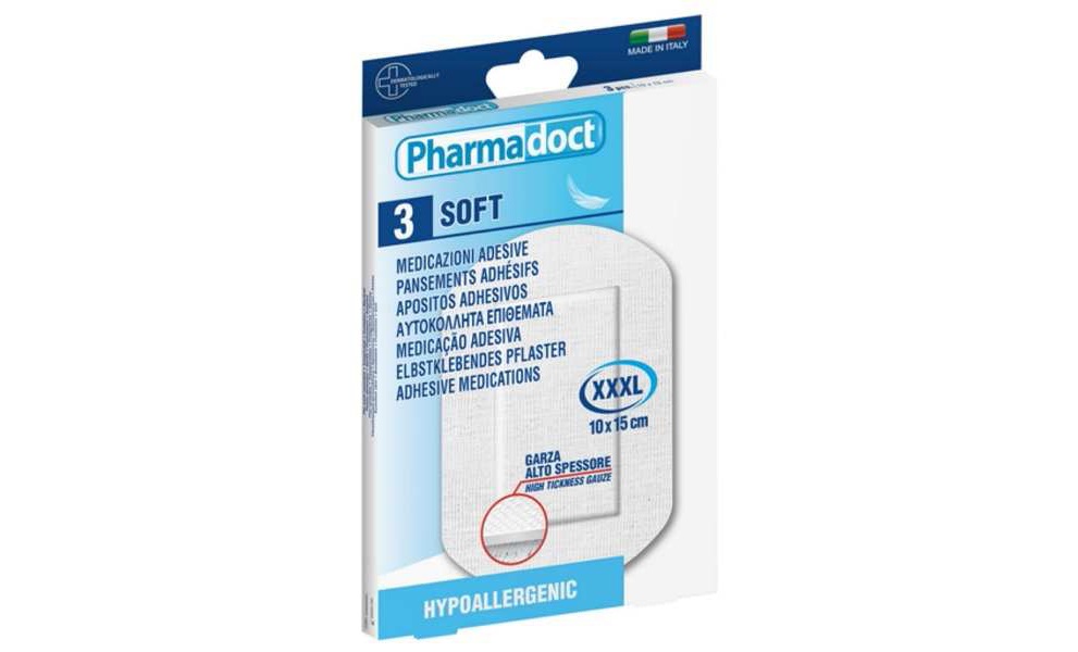 CEROTTI SOFT TNT BIANCO pz. 3 XXXL cm. 10x15 x6