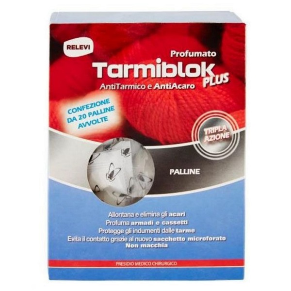 TARMIBLOK PLUS PALLINE ANTITARMICO pz. 20 x12