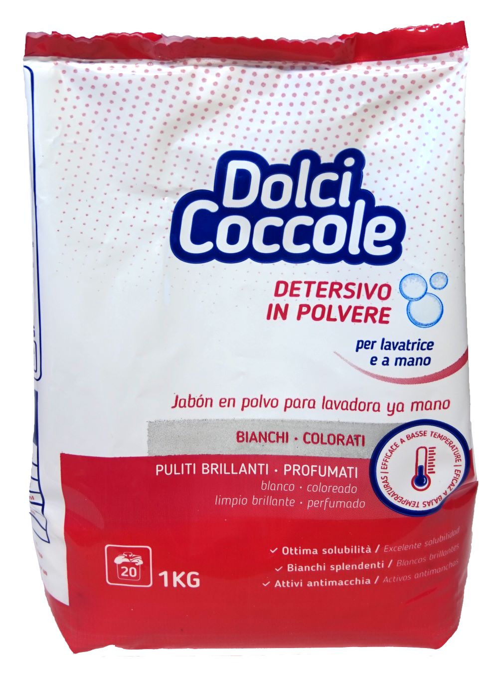 DOLCI COCCOLE polvere lavatric Kg. 1 20misurini x6